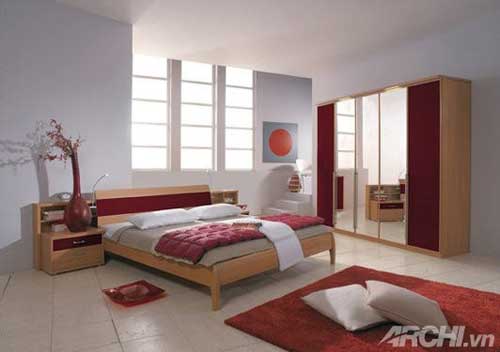 giuong ngu hien dai 3  Trang trí nội thất phòng ngủ ấm cúng với mẫu giường thiết kế hiện đại