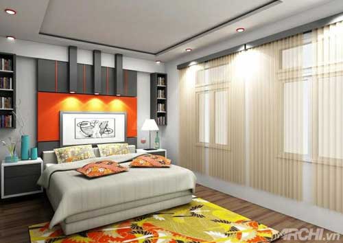 giuong ngu hien dai 5  Trang trí nội thất phòng ngủ ấm cúng với mẫu giường thiết kế hiện đại