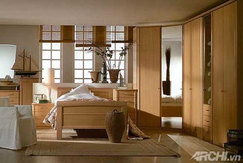 giuong ngu hien dai 6  Trang trí nội thất phòng ngủ ấm cúng với mẫu giường thiết kế hiện đại