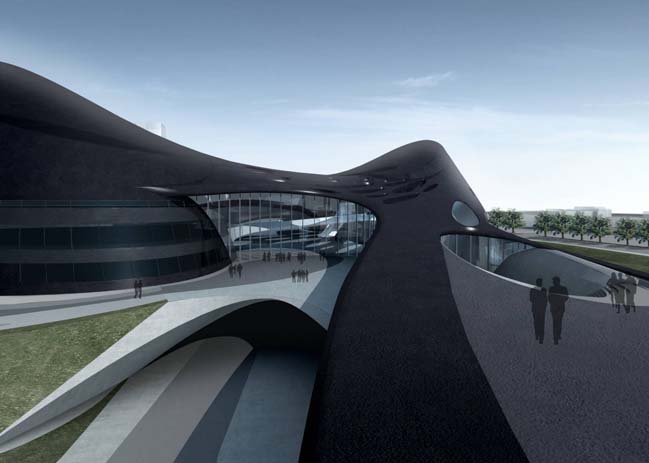 nha hat opera voi kien truc vi lai 04 Thiết kế kiến trúc hiện đại của tòa nhà Opera tại Đài Loan ấn tượng với khối đen nổi bật