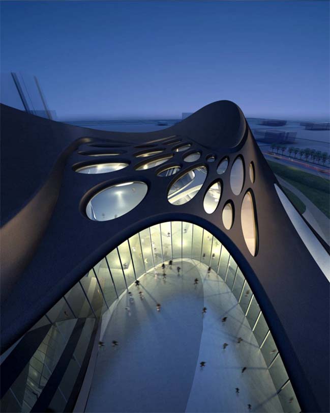 nha hat opera voi kien truc vi lai 10 Thiết kế kiến trúc hiện đại của tòa nhà Opera tại Đài Loan ấn tượng với khối đen nổi bật