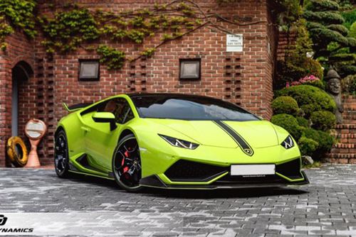 14 Lamborghini Huracan by Duke 4003 6862 1462683865 Lamborghini Huracan   Bộ bodykit thể thao với lớp sơn xanh lá