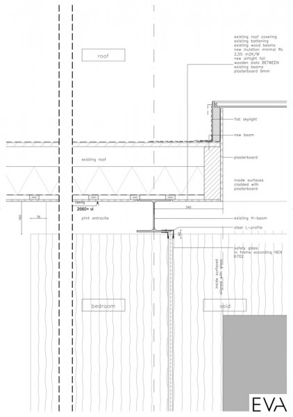 Loft64 Detail V2a1 422x600 Cùng nhìn qua vẻ đẹp ấn tượng củai Gác Xép 64 / EVA architecten