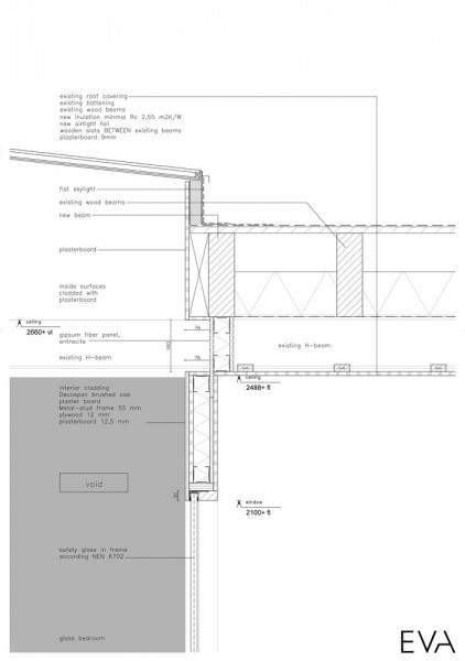 Loft64 Detail V3a1 422x600 Cùng nhìn qua vẻ đẹp ấn tượng củai Gác Xép 64 / EVA architecten