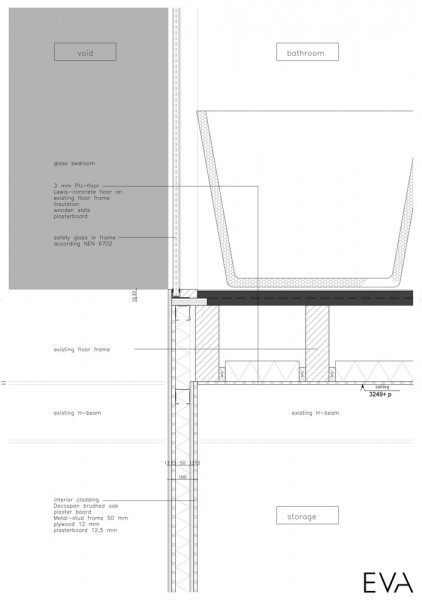 Loft64 Detail V3b 422x600 Cùng nhìn qua vẻ đẹp ấn tượng củai Gác Xép 64 / EVA architecten