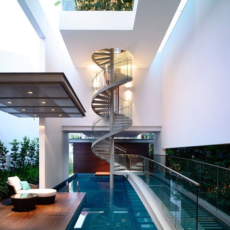 AD Breathtaking Spiral Staircase Designs 14 Cùng nhìn qua những mẫu cầu thang xoắn đẹp mỹ mãn