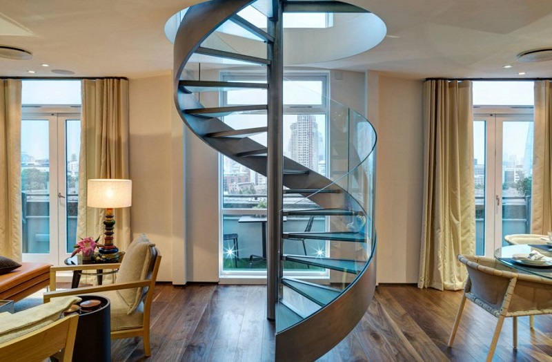 AD Breathtaking Spiral Staircase Designs 26 Cùng nhìn qua những mẫu cầu thang xoắn đẹp mỹ mãn