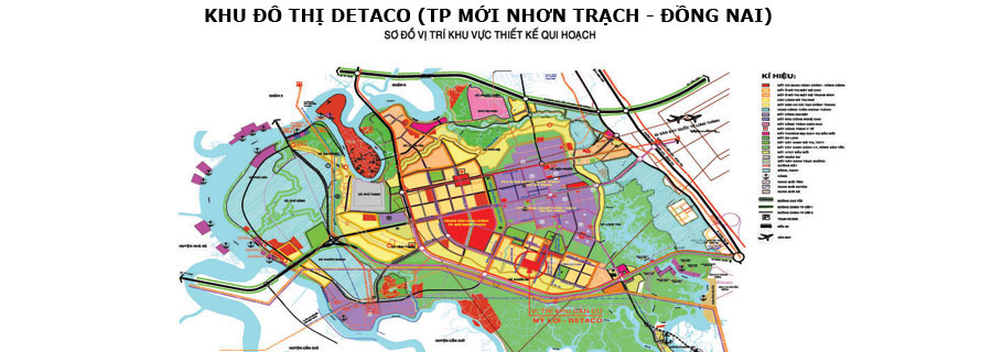 bandoquyhoach Tổng quan và quy mô khu đô thị Detaco Nhơn Trạch