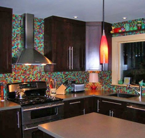 colorful kitchen backsplash ideas 33 Chia sẻ những mẫu thiết kế nhà bếp đẹp hoàn hảo